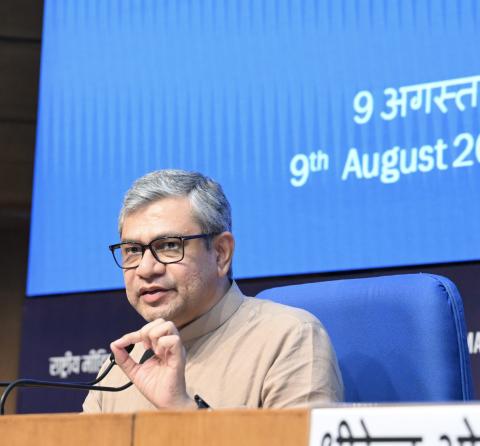 The Union Minister of Railways, Information and Broadcasting and Electronics and Information Technology, Shri Ashwini Vaishnaw briefing the media regarding decision of Cabinet and Cabinet Committee on Economic Affairs, in New Delhi on August 09, 2024.