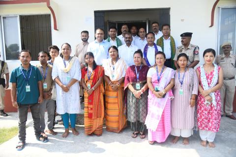 Dr. L. Murugan visits Sakhi One Stop Centre at Dongagaon-Kajalgaon in Chirang, Assam