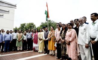  78th Independence Day celebrations at National Media Centre, Delhi